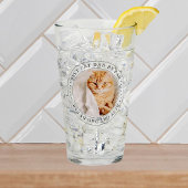 Bester Cat Vater nach Art Klassisches einfaches Fo Glas