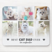 Bester Cat Vater Pet Foto Mousepad (Vorne)