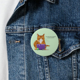 Bester Cat Vater Vatertag Button
