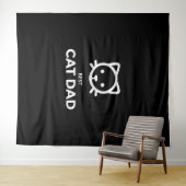 Bester Cat Vater Wandteppich (Beispiel (Horizontal))