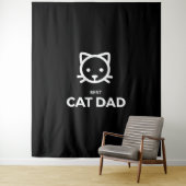 Bester Cat Vater Wandteppich (Beispiel)