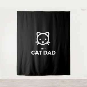 Bester Cat Vater Wandteppich