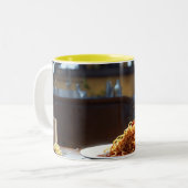 Bester Cat Vater Zweifarbige Tasse (Vorderseite Links)