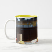 Bester Cat Vater Zweifarbige Tasse (Links)