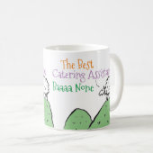 Bester Catering-Assistent oder Küchenarbeiter Kaffeetasse (VorderseiteRechts)
