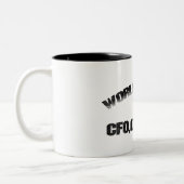 Bester CFO der Welt00.000 Zweifarbige Tasse (Links)