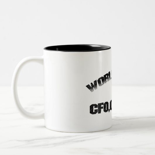 Bester CFO der Welt00.000 Zweifarbige Tasse (Links)