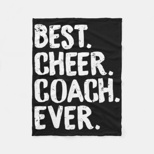 Bester Cheer Coach Ever Cheerleading Squad Lehrer Fleecedecke (Vorderseite)