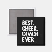 Bester Cheer Coach Ever Cheerleading Squad Trainer Magnet (Vorderseite/Rückseite)