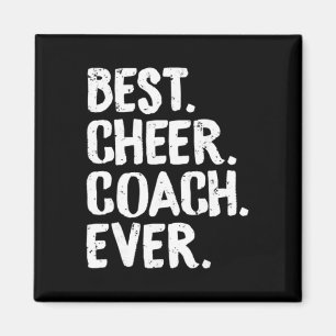 Bester Cheer Coach Ever Cheerleading Squad Trainer Magnet