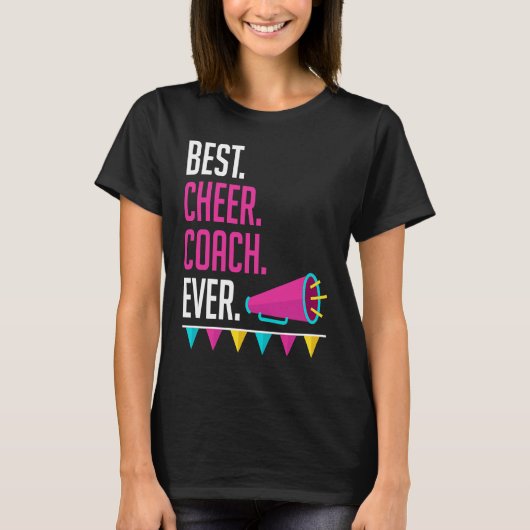 Bester Cheer Coach je Cheerleader Instructor Cos T-Shirt (Vorderseite)
