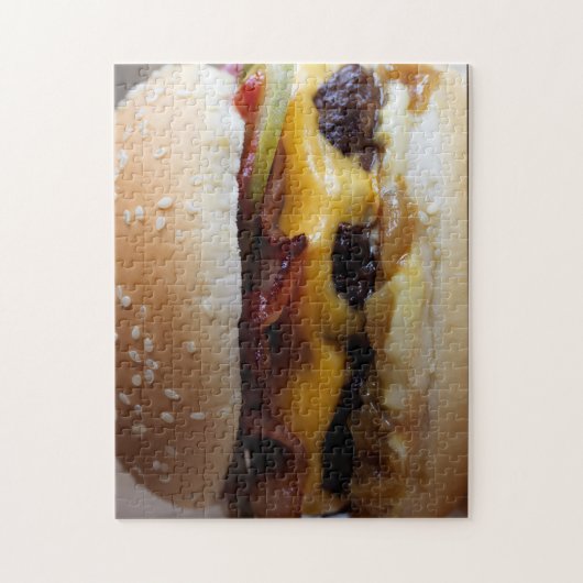 Bester Cheeseburger 252-Teile-Puzzle Puzzle (Vertikal)