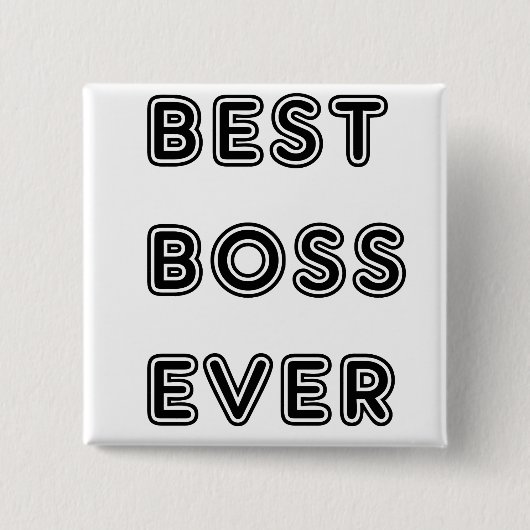 Bester Chef aller Zeiten Button (Vorderseite)