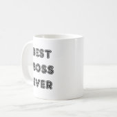 Bester Chef aller Zeiten Kaffeetasse (Vorderseite Links)