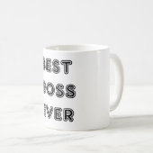 Bester Chef aller Zeiten Kaffeetasse (VorderseiteRechts)