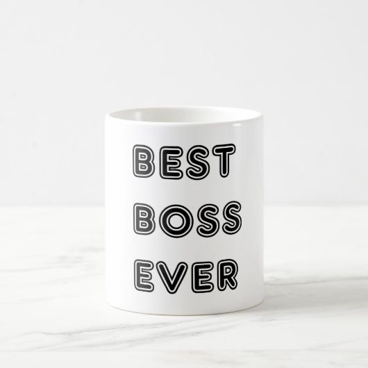 Bester Chef aller Zeiten Kaffeetasse (Mittel)
