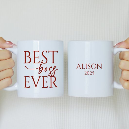 Bester Chef Aller Zeiten Personalisierter Kaffeebe Kaffeetasse
