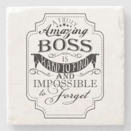 Bester Chef-Anerkennungs-Geschenk-Untersetzer Steinuntersetzer