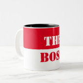 Bester Chef , Chef , Bester Chef Zweifarbige Tasse (Vorderseite Links)