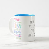 Bester Chef, Chef-Tasse, Chefgeschenk, Ruhestand Zweifarbige Tasse (Vorderseite Links)