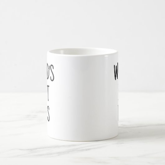 Bester Chef der Funny World Kaffeetasse (Mittel)