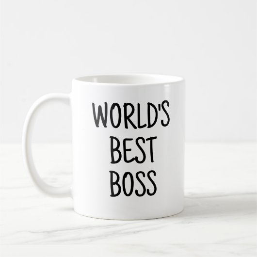 Bester Chef der Funny World Kaffeetasse (Links)