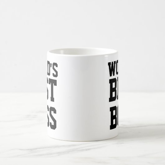 Bester Chef der Funny World Kaffeetasse (Mittel)