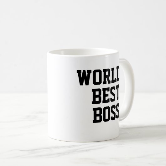 Bester Chef der Funny World Kaffeetasse (VorderseiteRechts)