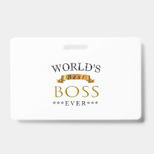 Bester Chef der Welt Ausweis