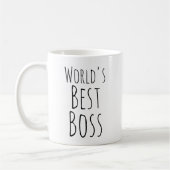 Bester Chef der Welt Kaffeetasse (Links)