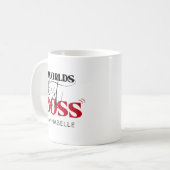 Bester Chef der Welt Kaffeetasse (Vorderseite Links)