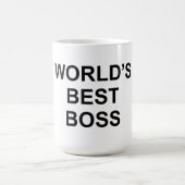 Bester Chef der Welt Kaffeetasse (Mittel)