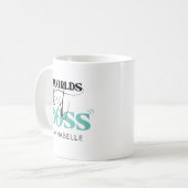 Bester Chef der Welt Kaffeetasse (Vorderseite Links)