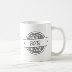 Bester Chef überhaupt grau Kaffeetasse