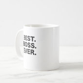 Bester Chef überhaupt Kaffeetasse (Vorderseite Links)