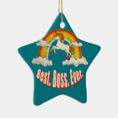 Bester Chef überhaupt Keramik Ornament (Rechts)