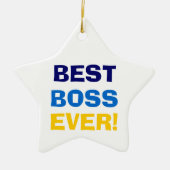 BESTER CHEF ÜBERHAUPT! KERAMIK ORNAMENT (Vorne)