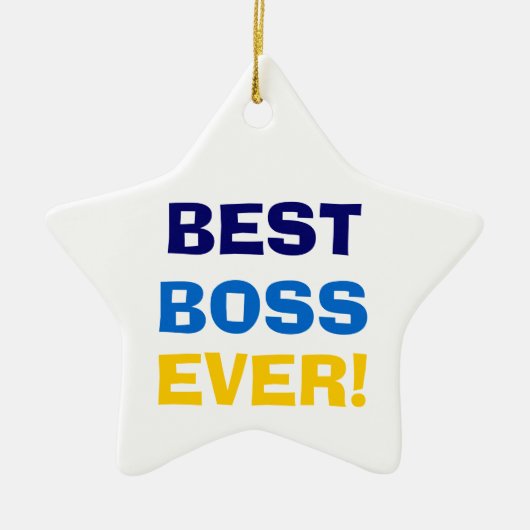 BESTER CHEF ÜBERHAUPT! KERAMIK ORNAMENT (Vorne)