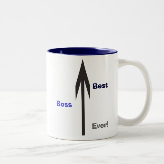 Bester Chef überhaupt! Zweifarbige Tasse (Rechts)