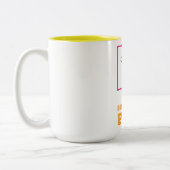 Bester Chef überhaupt Zweifarbige Tasse (Links)