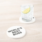 Bester Chef-Untersetzer der Welt Sandstein Untersetzer (Seite)