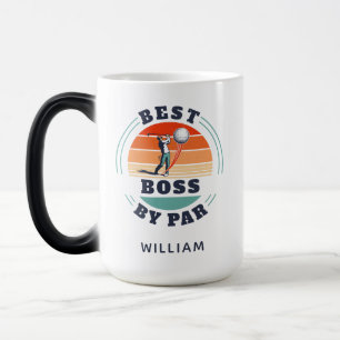 Bester Chef Von Par Custom Retro Golf Arbeitgeber Verwandlungstasse
