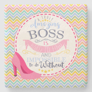 Bester Chefbüro-Getränk-Untersetzer, Steinuntersetzer