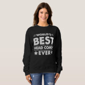 Bester Cheftrainer der Welt Aller Zeiten Sweatshirt (Vorne ganz)