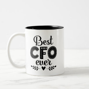 Bester Chief Financial Officer Zweifarbige Tasse