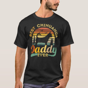 Bester Chihuahua Daddy je Retro Vintag T-Shirt