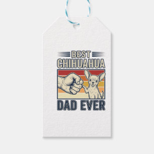Bester Chihuahua-Vater aller Zeiten Vintage-Hunde- Geschenkanhänger