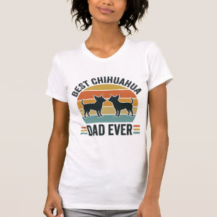 Bester Chihuahua-Vater Aller Zeiten Vintage-Hundef T-Shirt