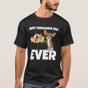 Bester Chihuahua-Vater je Funny Chihuahua Dog T-Shirt