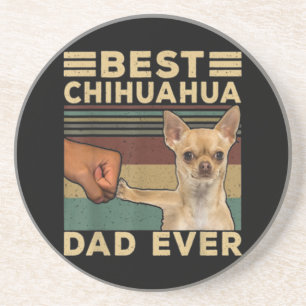 Bester Chihuahua-Vater je Getränkeuntersetzer